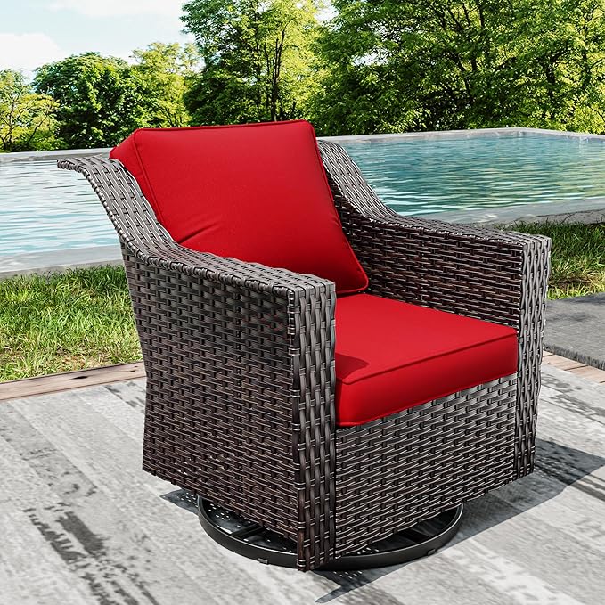 Joyside Outdoor Swivel Chair, Patio Swivel Chairs - Image 7