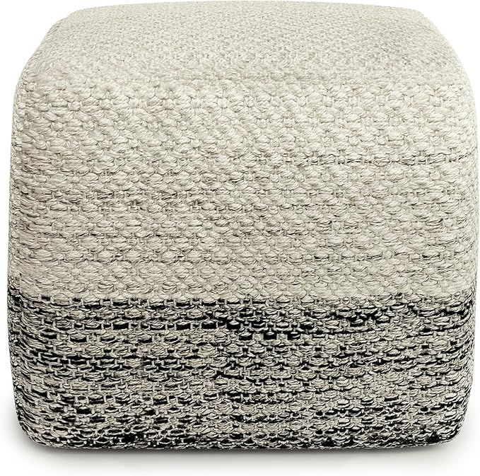 SIMPLIHOME Macie Square Pouf - Image 4