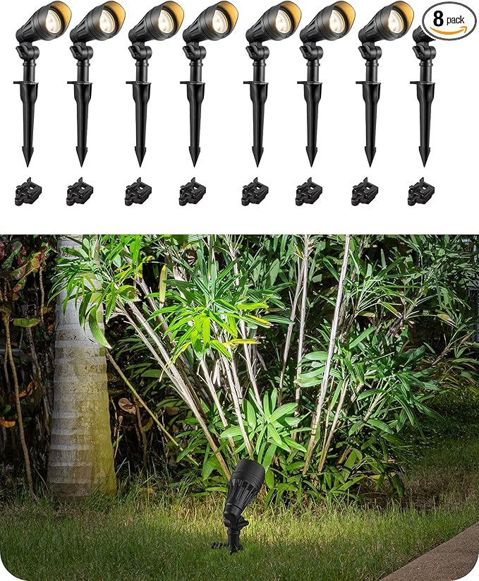 EDISHINE Low Voltage Landscape Lights, 3.2W 12V ACDC 240LM Low Voltage Spotlight by EDISHINE