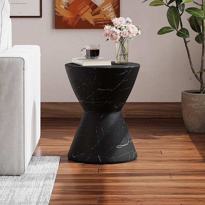 Christopher Knight Home Outdoor Side Table, Hourglass Shape Side Table - Image 4