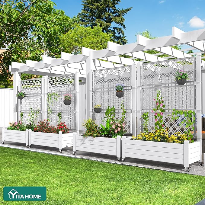 YITAHOME 3.6x1.5x5 FT Planter Box Trellis - Image 3