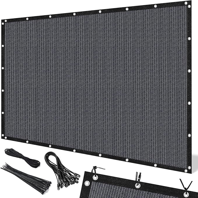 Artpuch 90% Sun Shade Cloth, 8 x 20 FT Pergola Shade Cover Canopy by Artpuch