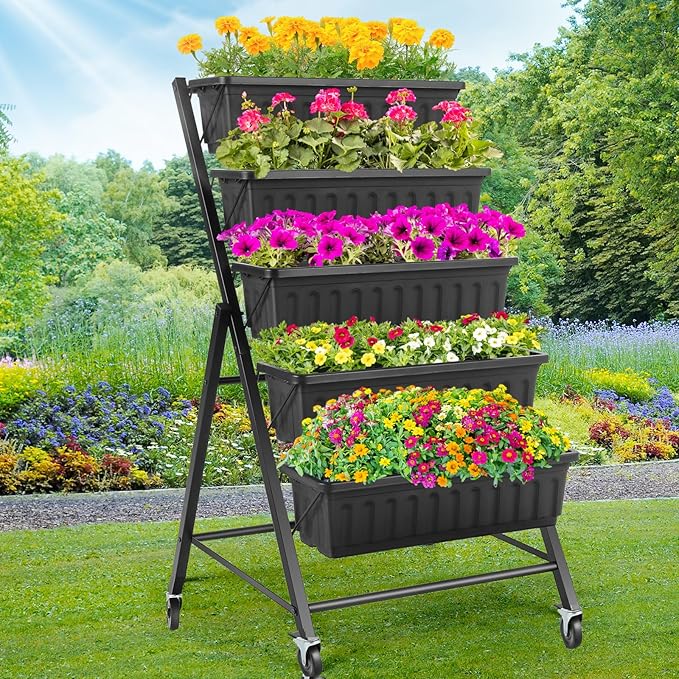 Homdox 5-Tier Elevated Garden Bed by HOMDOX