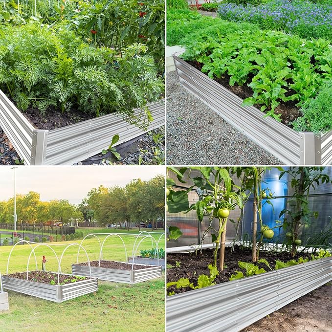 JERIA 12×4×1ft Raised Garden Bed - Image 6