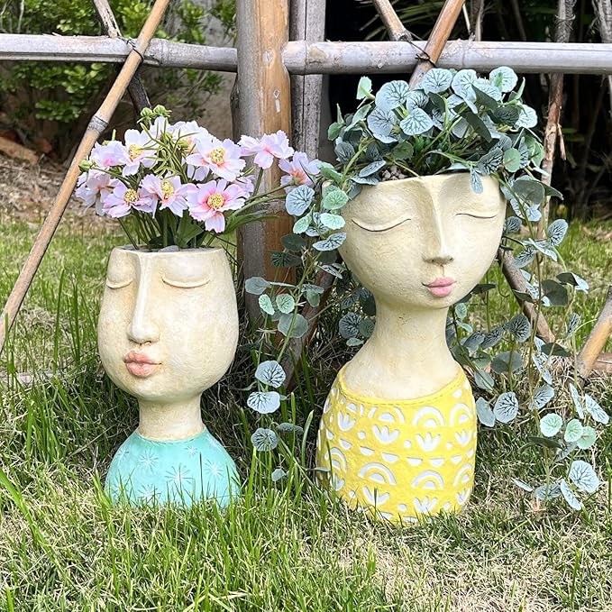 DiliComing Face Planter-Pots for Indoor Plants - Image 7
