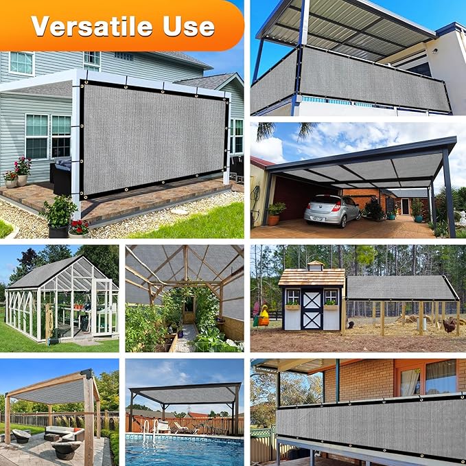 Artpuch Outdoor Pergola Shade Cover 6x14 FT Sun Shade Cloth - Image 6