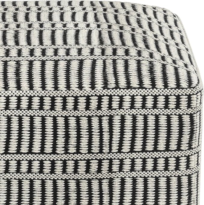 SIMPLIHOME Safford Square Pouf - Image 5