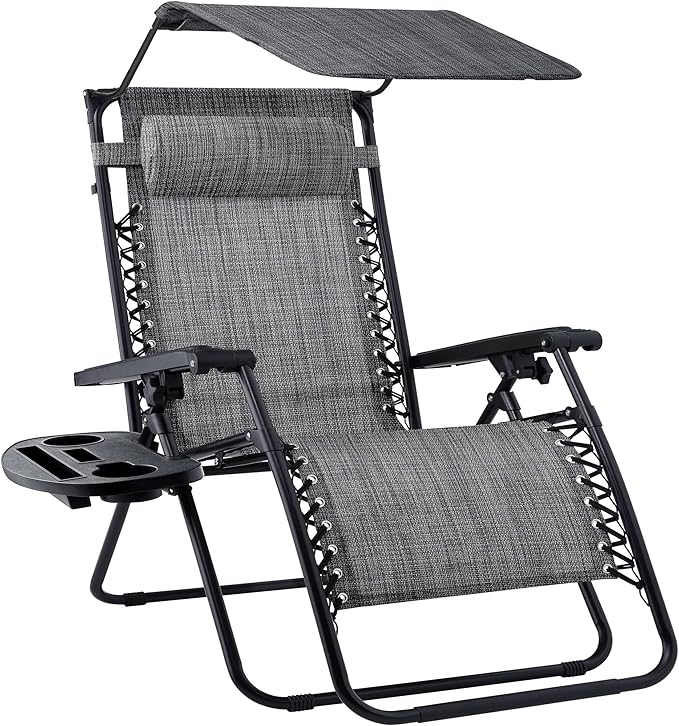 Best Choice Products Folding Zero Gravity Outdoor Recliner Patio Lounge Chair by BestChoiceProducts