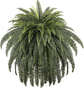 68" Artificial Ferns for Outdoor, UV Resistant Giant Faux Boston Fern Bush by ForestPrince