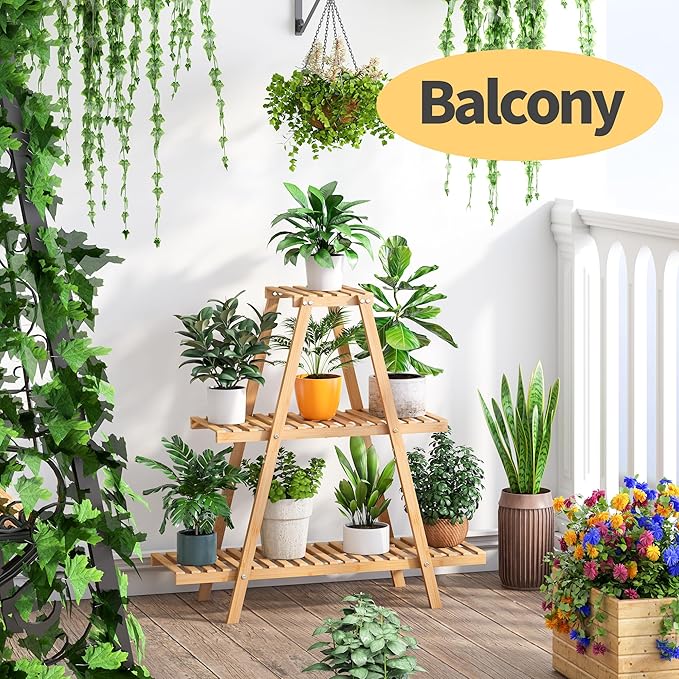 Bamboo Plant Stand - Image 5