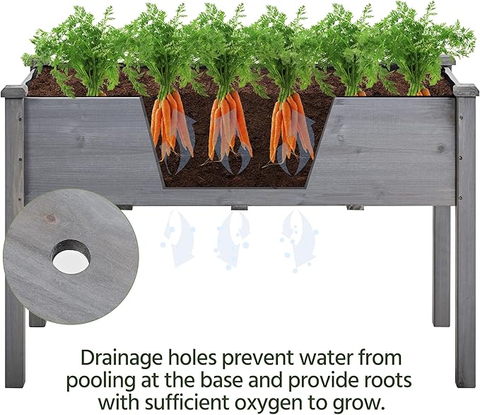 Yaheetech 2pcs Raised Garden Bed Outdoor Horticulture - Image 7