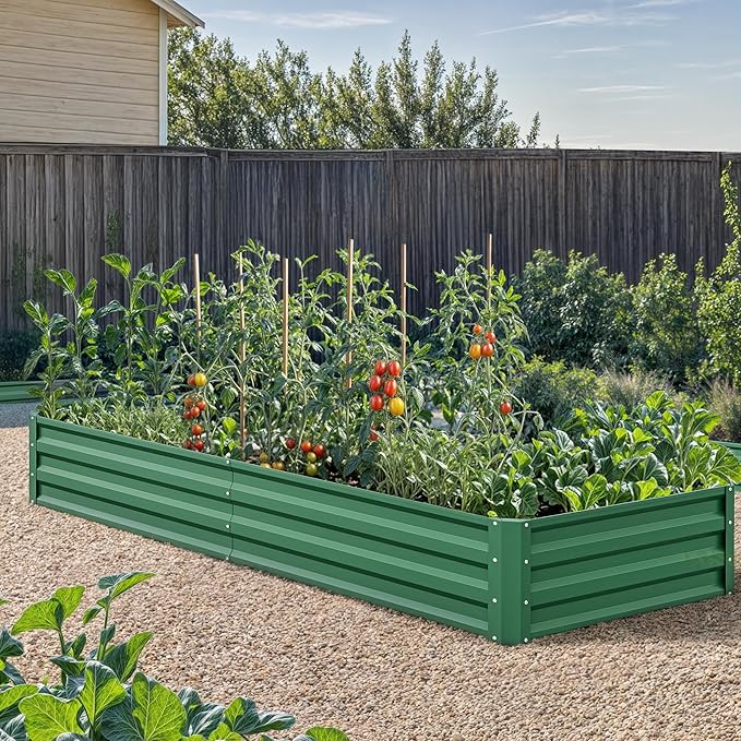 YITAHOME 72x36x12 in 2pcs Galvanized Raised Garden Bed Kit, Large Metal Planter - Image 2