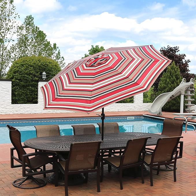 Sunnydaze Outdoor Patio Umbrella - Image 6
