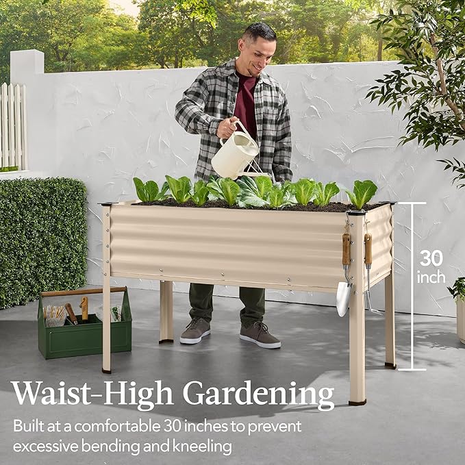 Best Choice Products 48x24x30in Galvanized Raised Garden Bed, Metal Elevated - Image 3