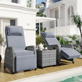 Outdoor Recliners Chair Set of 2 by QKFFOfficial