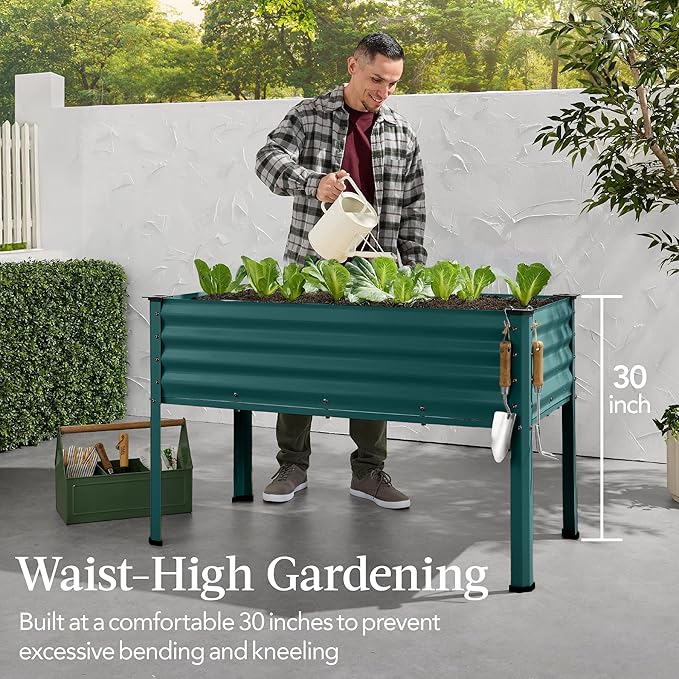 Best Choice Products 48x24x30in Galvanized Raised Garden Bed, Metal Elevated - Image 3