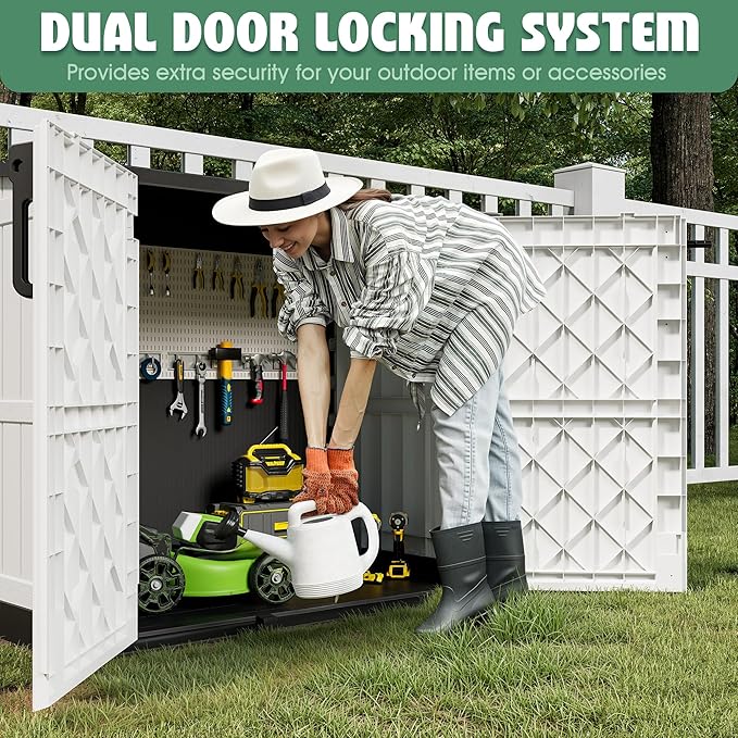 LHBcraft Outdoor Storage Cabinet 36 Cu Ft - Image 5