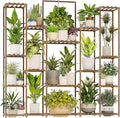 Bamworld Plant Shelf Indoor Hanging Plant Stand Outdoor Large Plant Shelves by Bamworld