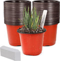 TDHDIKE 4" Small Plastic Plant Nursery Pot/Pots Seedlings Flower Plant by TDHDIKE