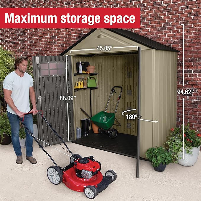 Rubbermaid Resin Outdoor Storage Shed - Image 7