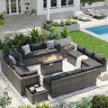 Aoxun Patio Furniture Sets, 15-Piece Outdoor Patio Furniture by Aoxun