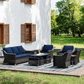Joyside Wicker Patio Furniture Sets, 9 Pieces Upgraded Large Size Outdoor by Joyside