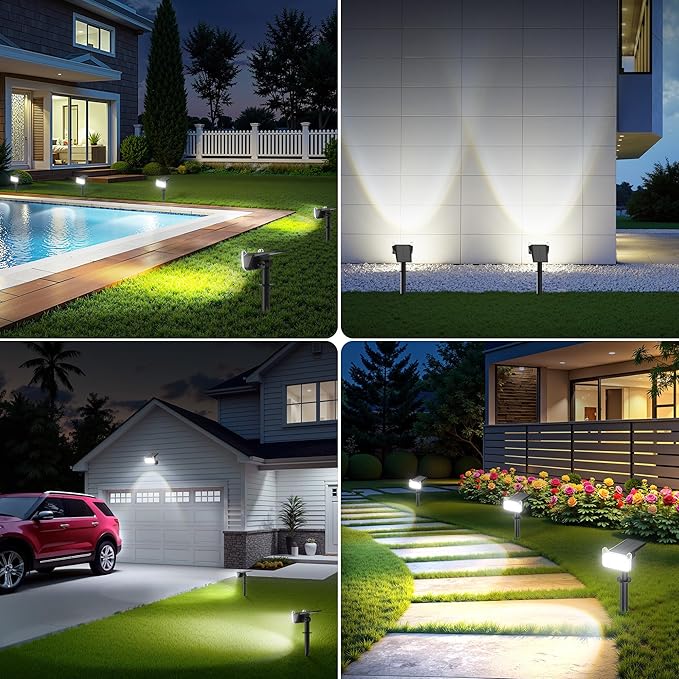 LETMY Solar Spot Lights Outdoor Waterproof - Image 8