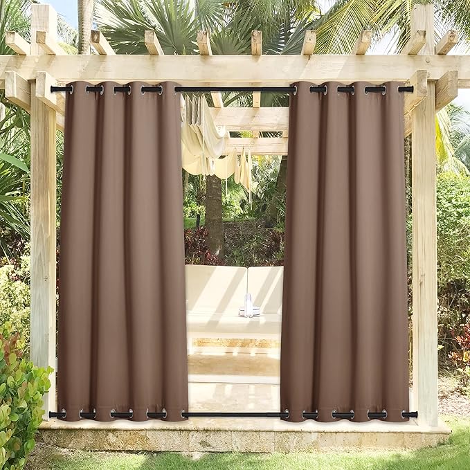 NICETOWN 2 Panels Outdoor Curtains - Image 9
