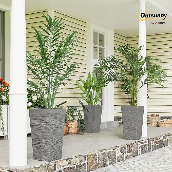 Outsunny 22.8 Inch Tall Planters - Image 2
