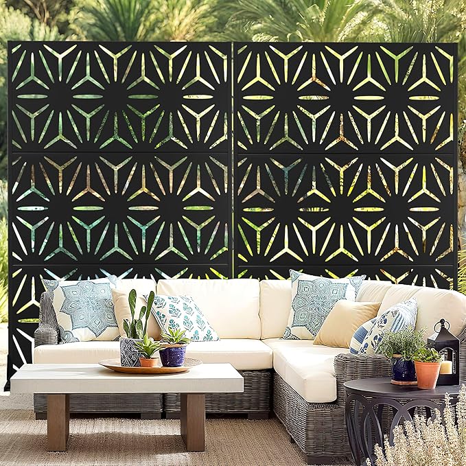 Outdoor Privacy Screen, Freestanding Privacy Fence Panels - Image 8