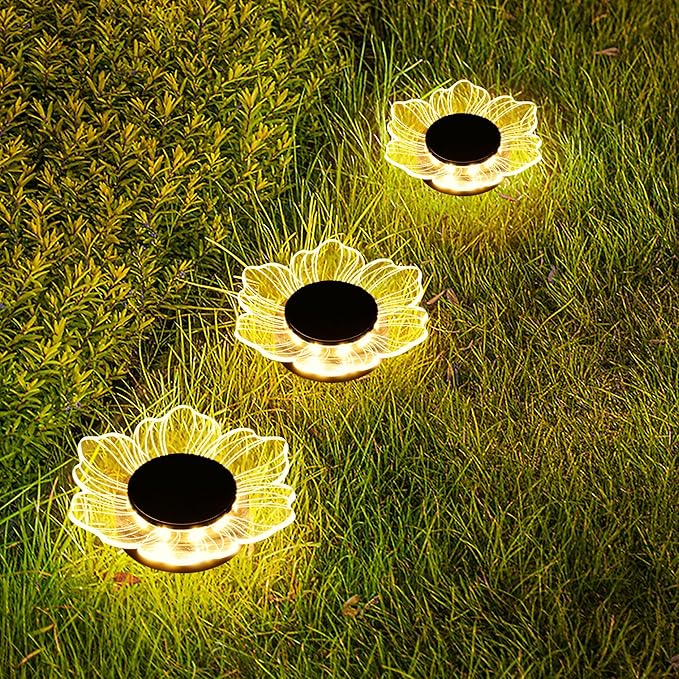Roaming Acrylic Petal Bury Light 3-Pack Suitable - Image 4