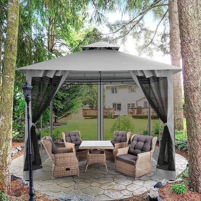 COBIZI Gazebo 10x10 Heavy Duty Gazebos - Image 6