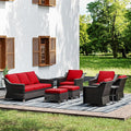 Joyside Wicker Patio Furniture Sets, 8 Pieces Upgraded Large Size Outdoor by Joyside