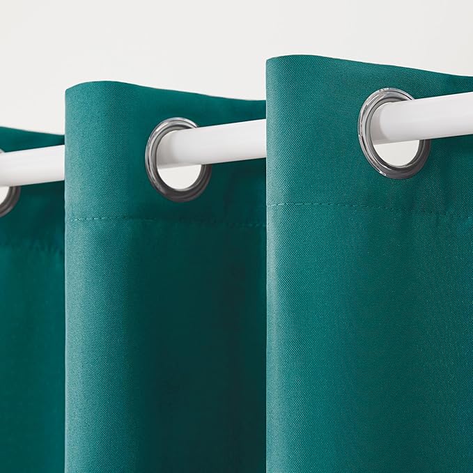 TOWN & COUNTRY BASICS Cabana Solid Heavyweight Indoor Outdoor Curtains - Image 3