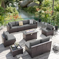 ALAULM 10 Pieces Patio Furniture Set by ALAULM