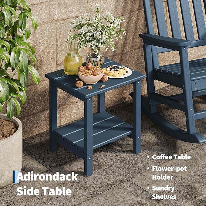 HDPE Rocking Chair Outdoor Set of 2 - Image 4