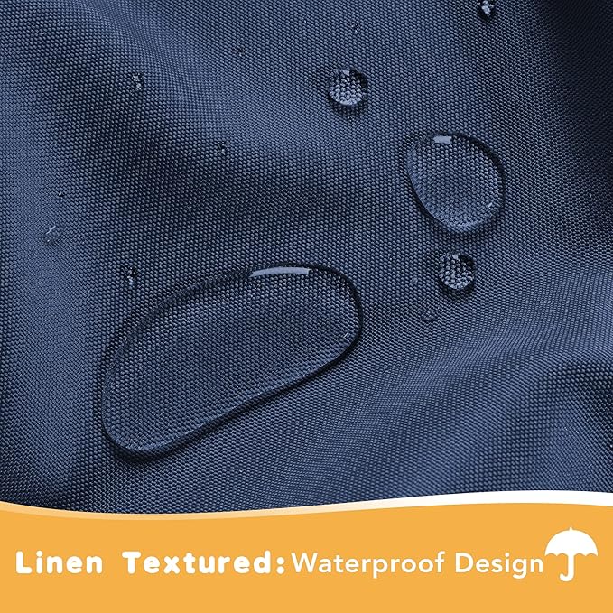 HolidayIdeas Outdoor Curtains for Patio Waterproof, 4 Panels - Image 2