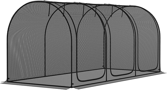 Outsunny 9' x 4' Crop Cage, Plant Protection Tent - Image 9