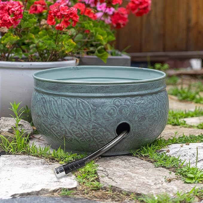 Good Directions 457 Key West Garden Hose Holder Pot, Large Capacity - Image 7
