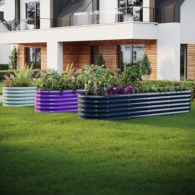 Galvanized Metal Planter Raised Garden Bed Kit - Image 6