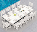 SERWALL 11 Piece Outdoor Dining Set by SERWALL
