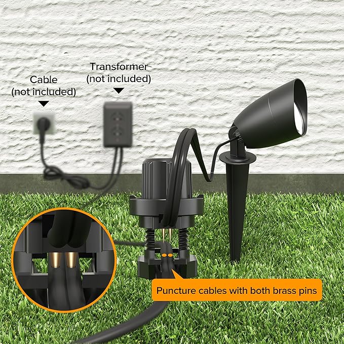 LUTEC 12V Low Voltage Landscape Lighting, Die-cast Aluminum Spot Lights - Image 2