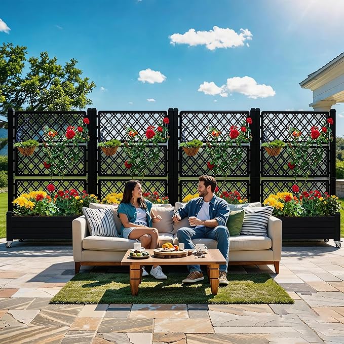 YITAHOME 3.6x1.5x5 FT Planter Box Trellis - Image 7