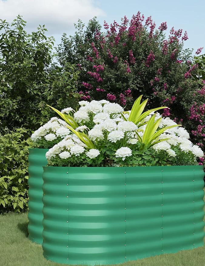 2 Pcs Raised Garden Beds Outdoor 4x2x2 ft - Image 8