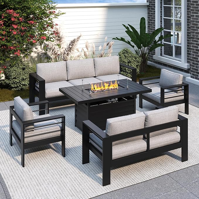 Solaste Aluminum Patio Furniture Set by Solaste