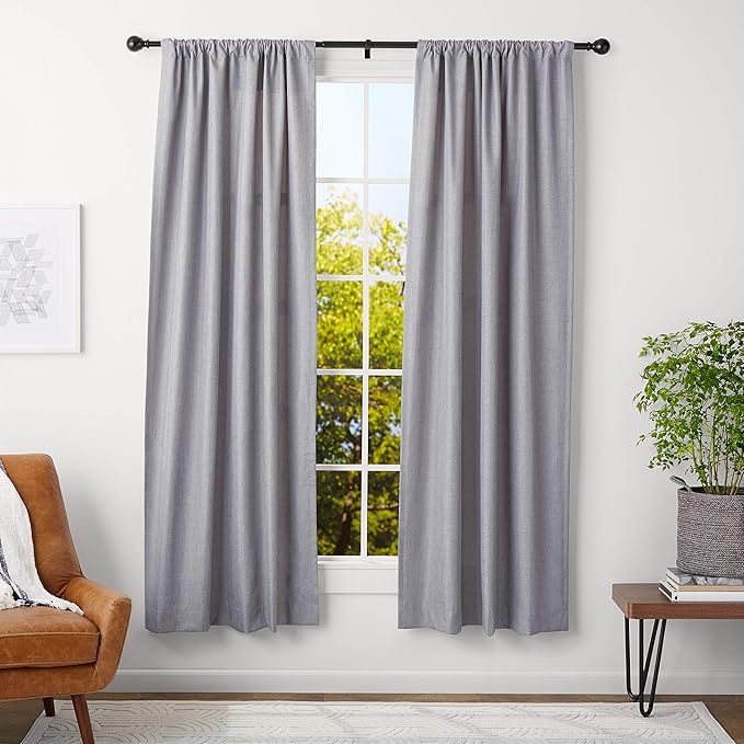 Amazon Basics Adjustable Curtain Rod - Image 8