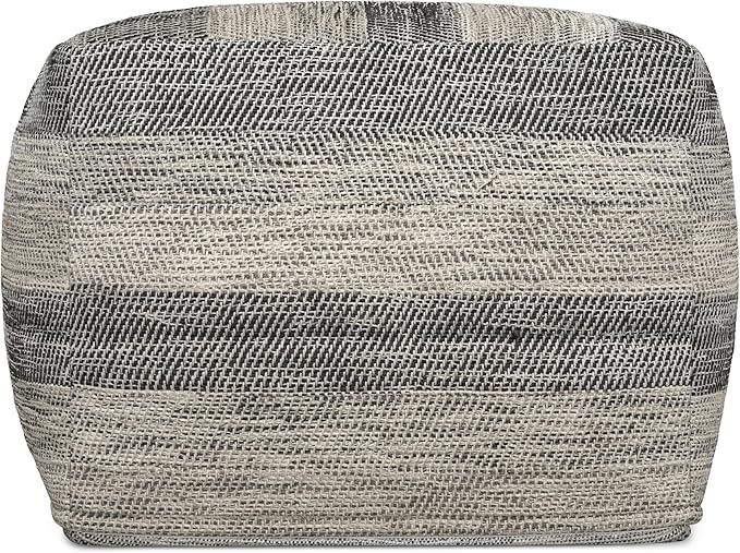 SIMPLIHOME Clay Square Pouf - Image 5