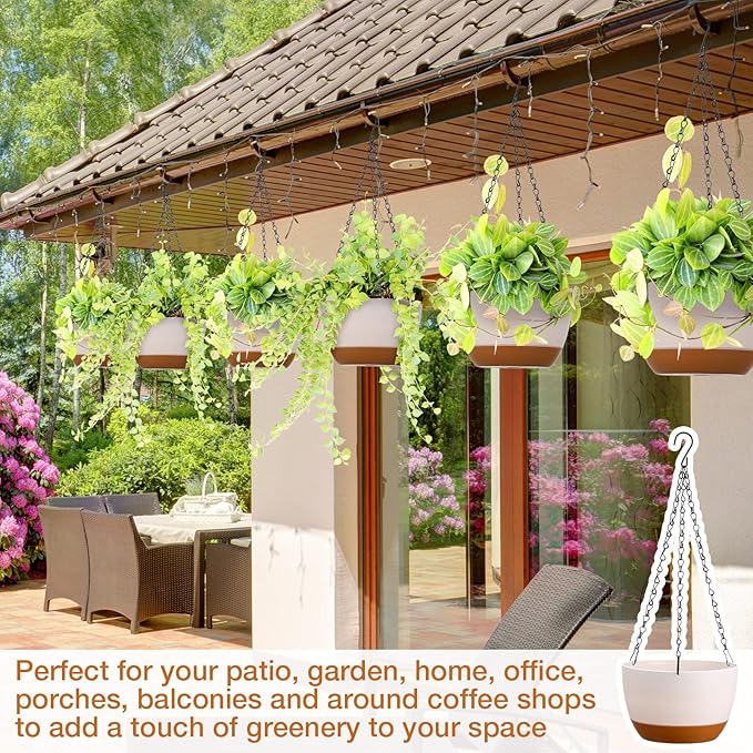 Mumufy 6 Pcs 8 Inch Hanging Planter - Image 5