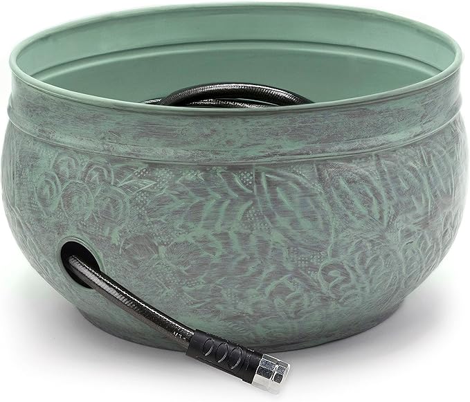 Good Directions 457 Key West Garden Hose Holder Pot, Large Capacity by GoodDirections