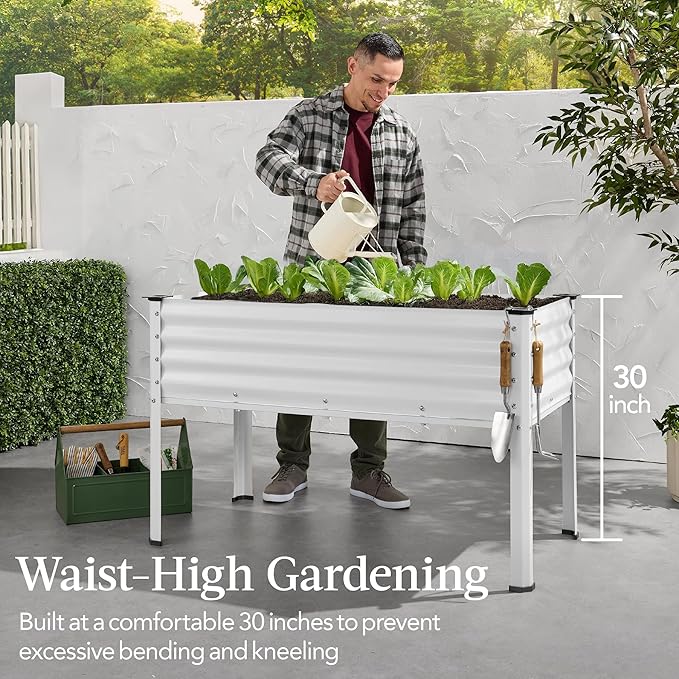 Best Choice Products 48x24x30in Galvanized Raised Garden Bed, Metal Elevated - Image 3